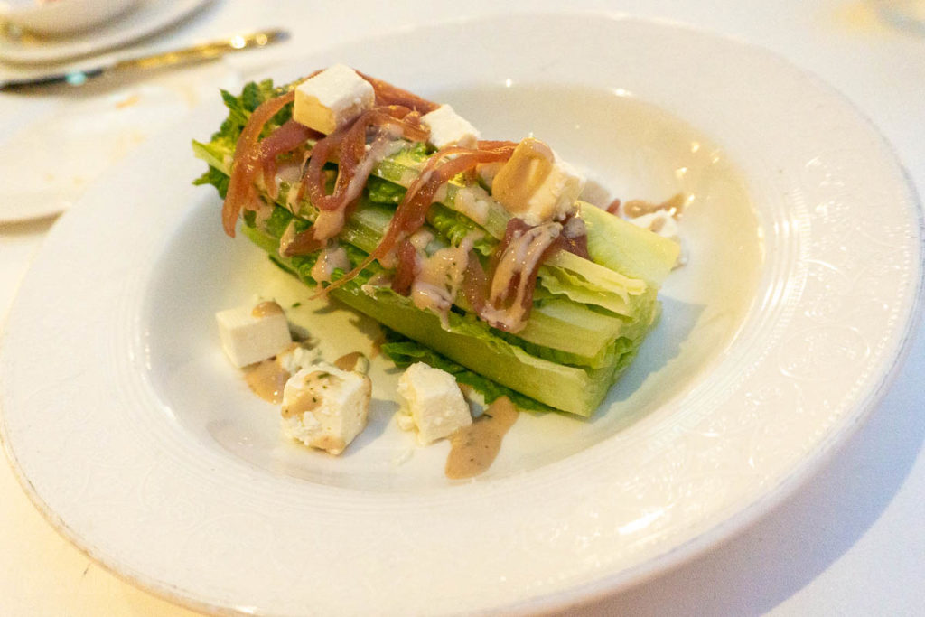 Vista Dinner Napa Valley Romaine Salad