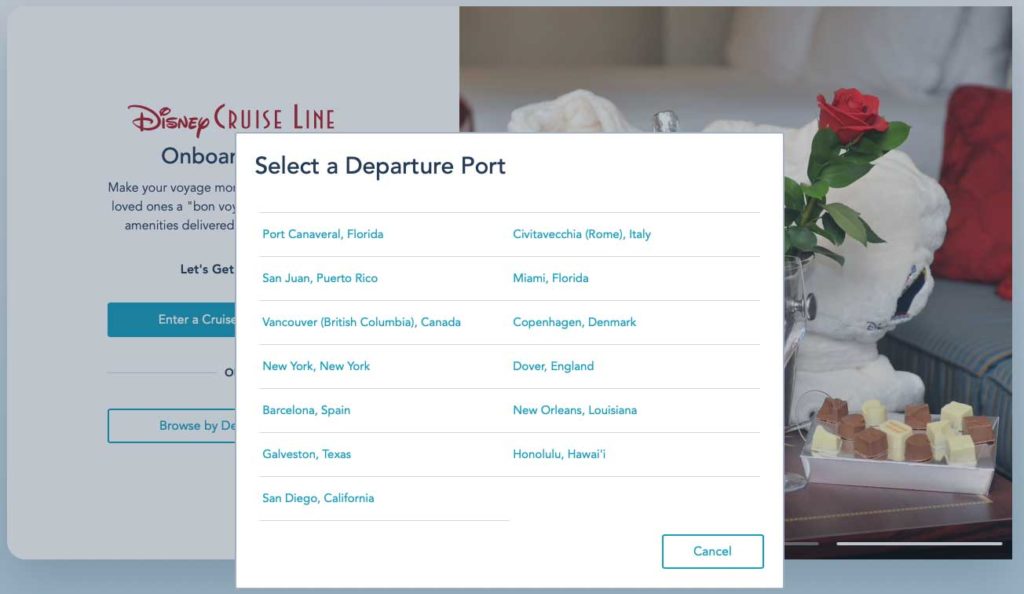 DCL Onboard Gifts September Update Browse By Port