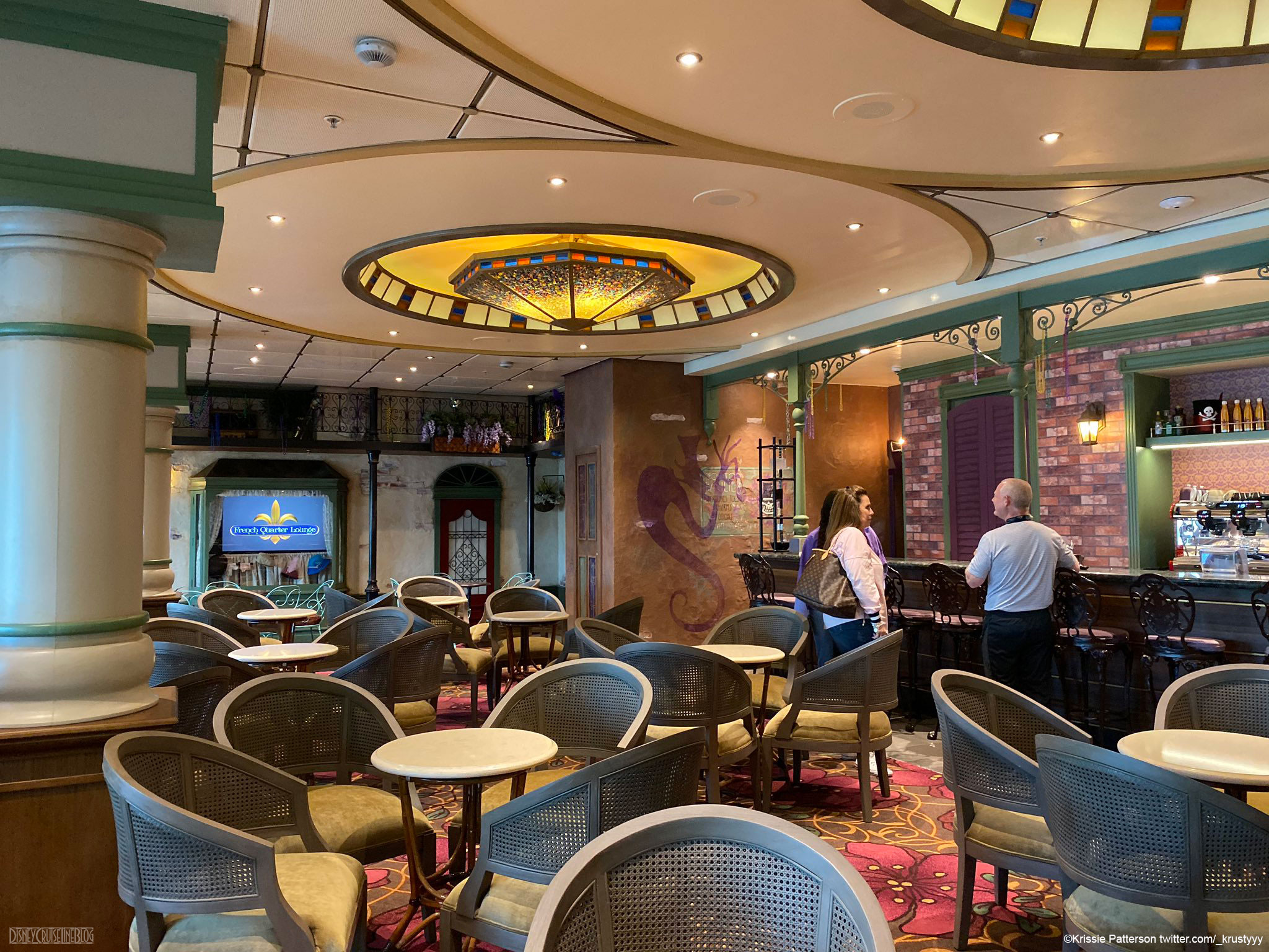 First Look at the Disney Wonder's French Quarter Lounge • The Disney