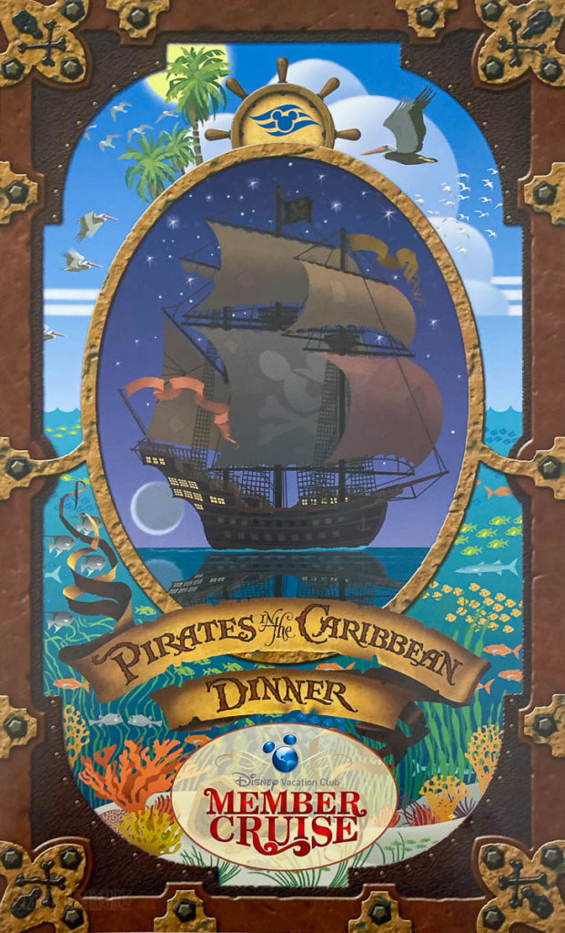 DVC Member Cruise 2019 Magic Pirate Menu