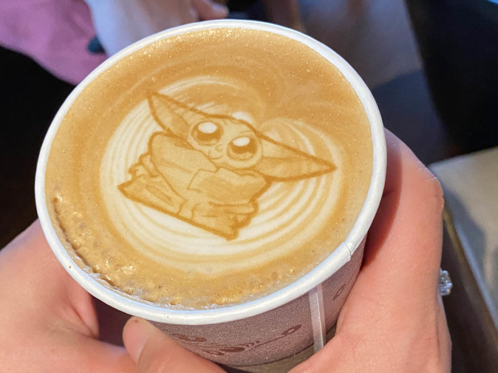Cove Cafe Baby Yoda The Child Latte Art