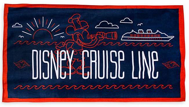 DCL ShopDisney Steamboat Willie Beach Towel