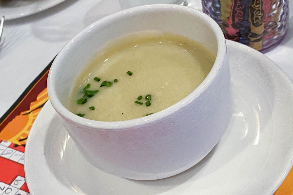 Lumiere's Dinner Potage Parmentier Soup