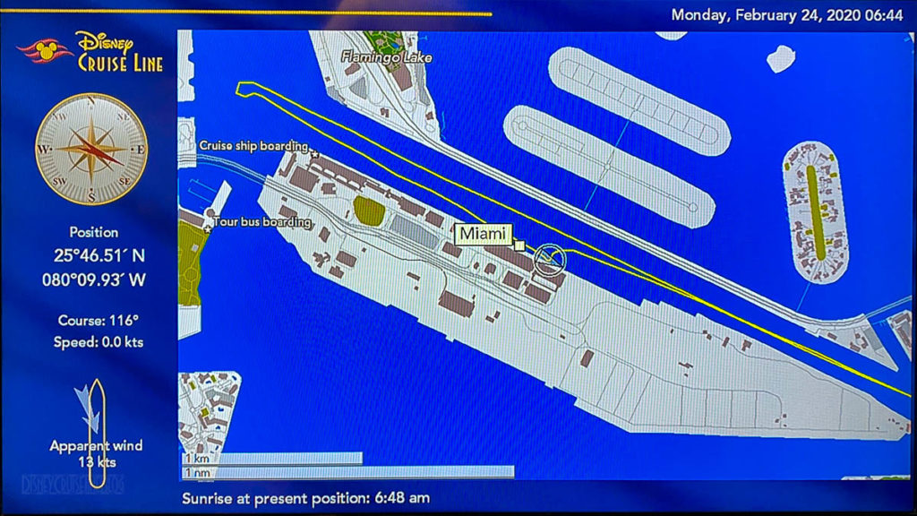 Stateroom TV Map PortMiami Debarkation 20200224