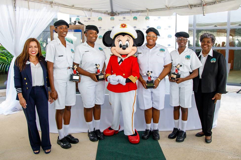 Disney Cruise Line Awards LJM Scholarships To Four Bahamian Female Cadets