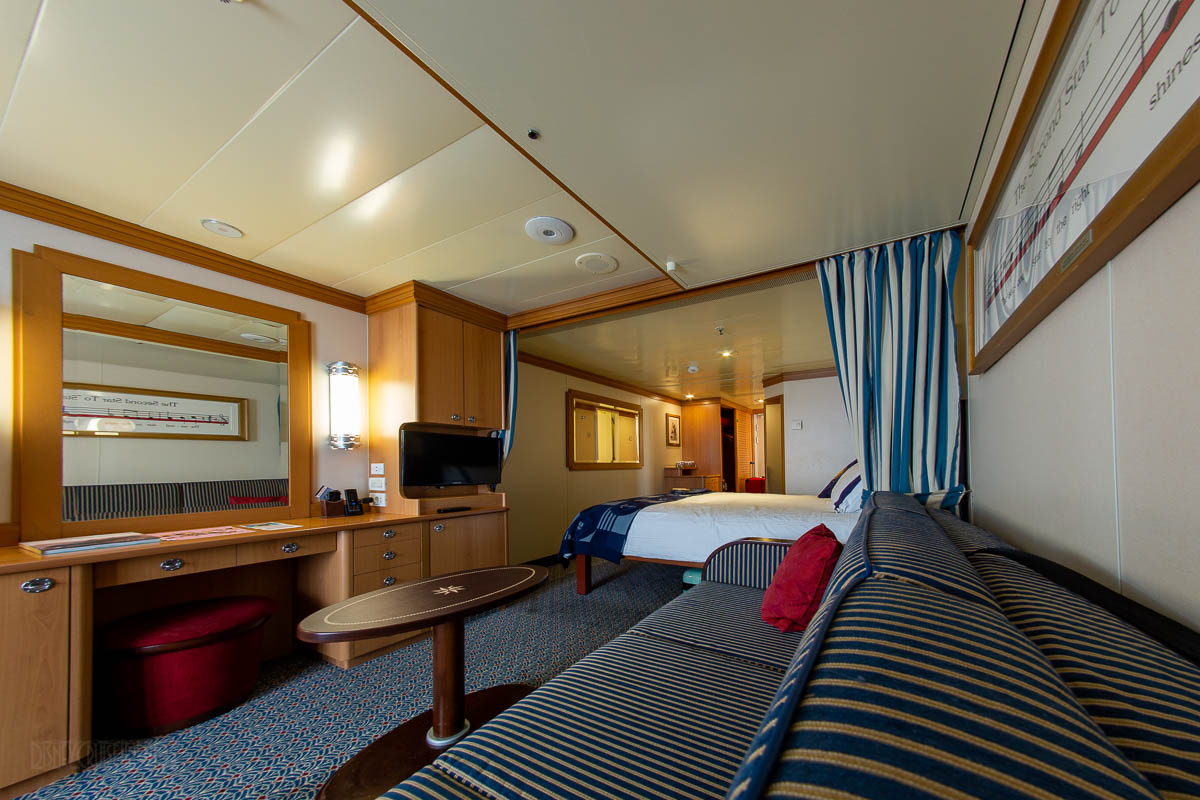 Disney Magic Stateroom 8598 Tour - Category 4E Deluxe Family Oceanview with  Verandah • The Disney Cruise Line Blog