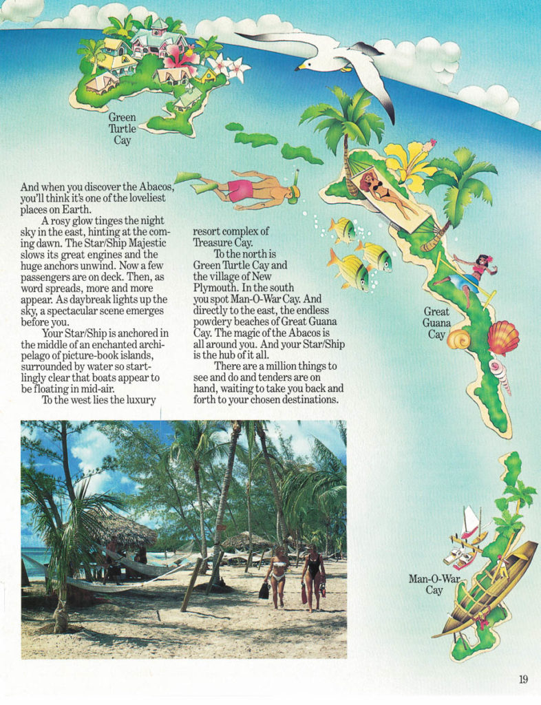 Premier Cruise Line Booklet 1989 Pg 19