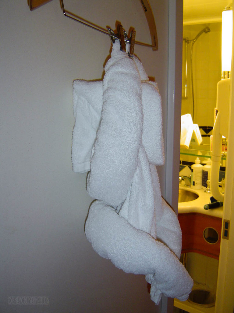 Disney Wonder Stateroom Towel Animal Monkey