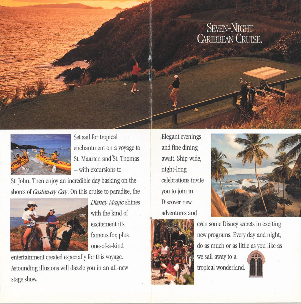 DCL 2000 2002 Cruise Vacations Promotional Video Brochure 06