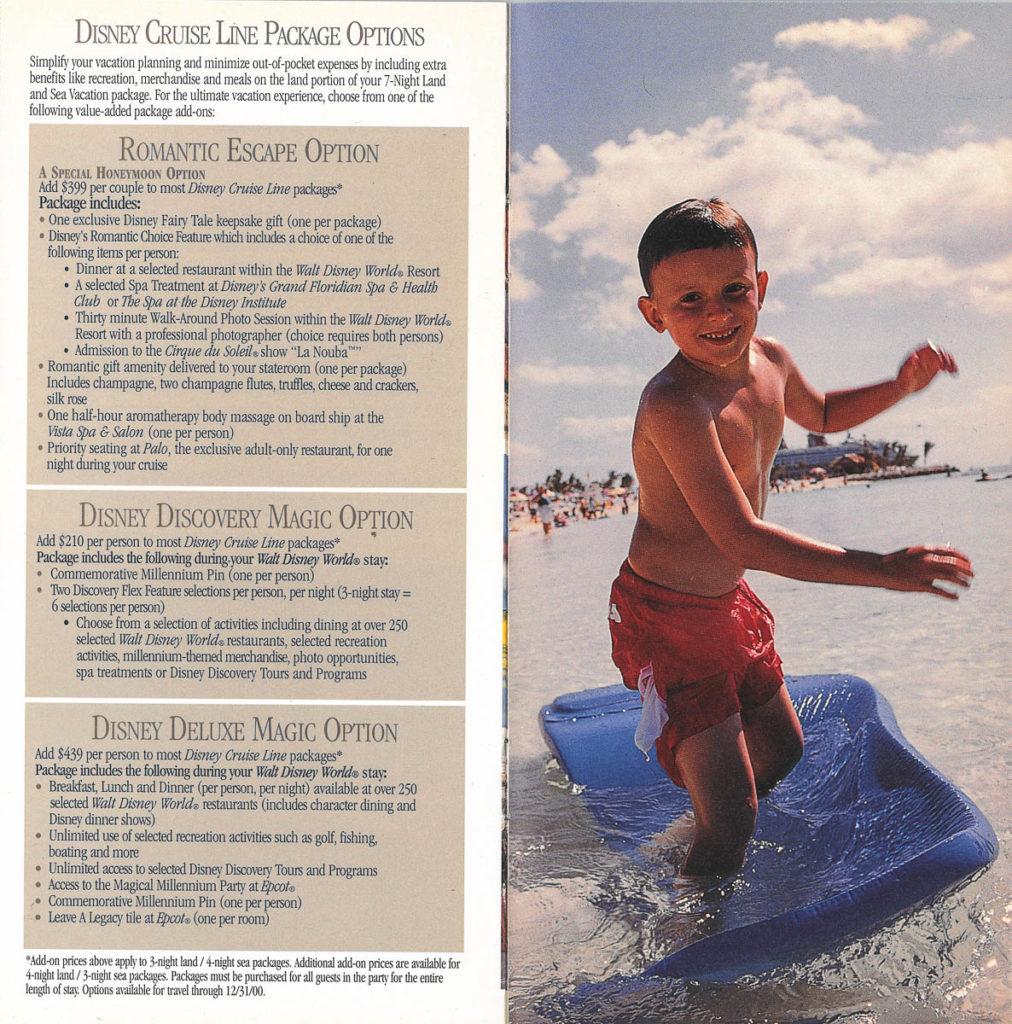 DCL 2000 2002 Cruise Vacations Promotional Video Brochure 09