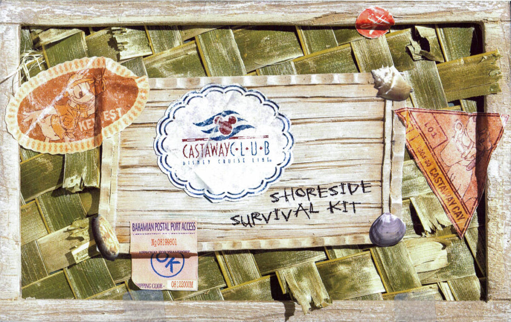 DCL Castaway Club Shoreside Survival Kit Mailer