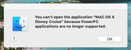 DCL Castaway Club Shoreside Survival Kit Screen Saver MacOS Installer Error