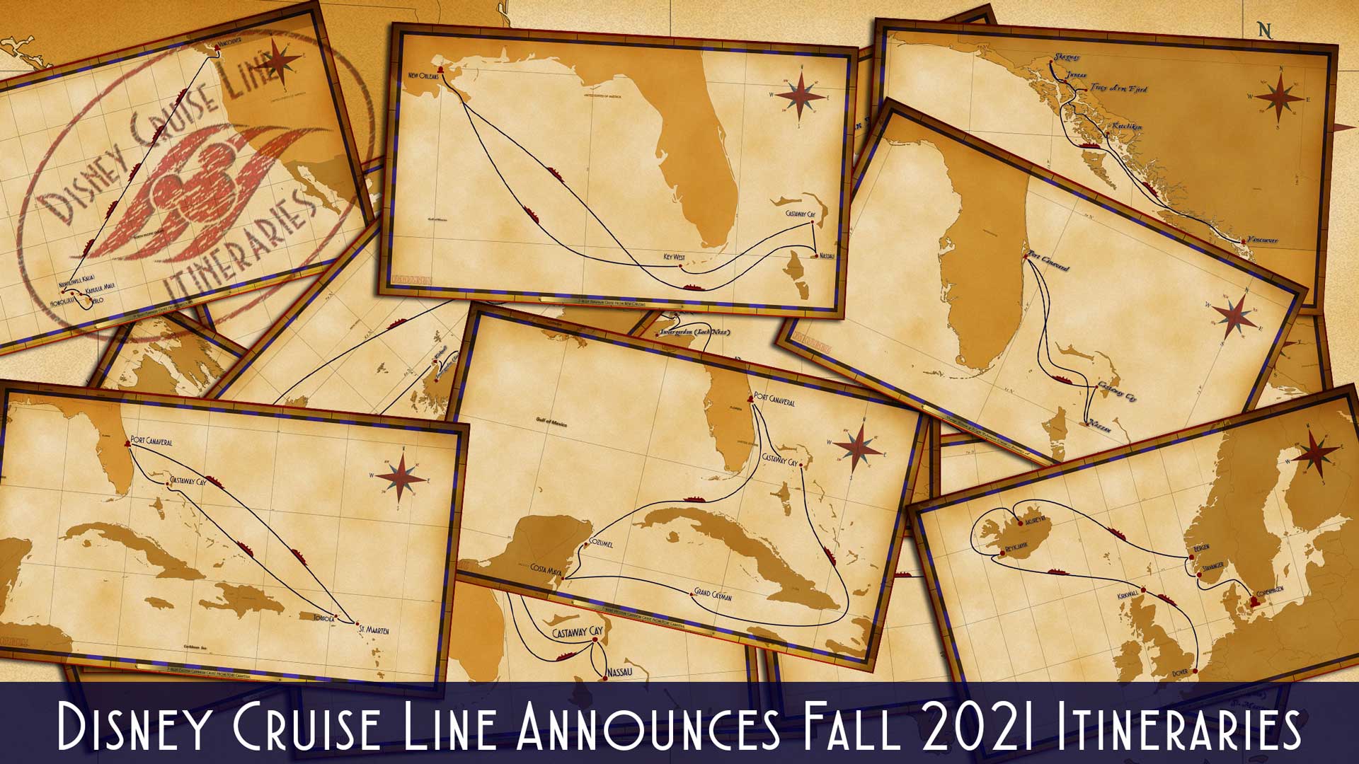 DCL Itinerary Release Fall 2021