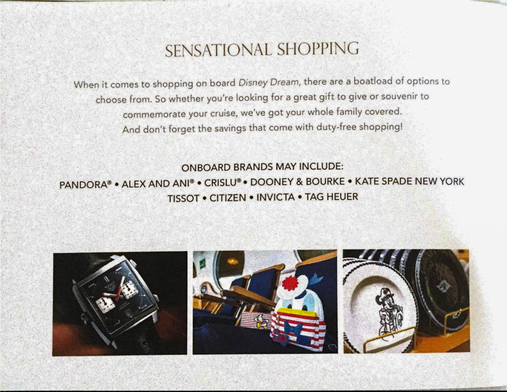 DCL Pre Arrival Booklet Dream 18