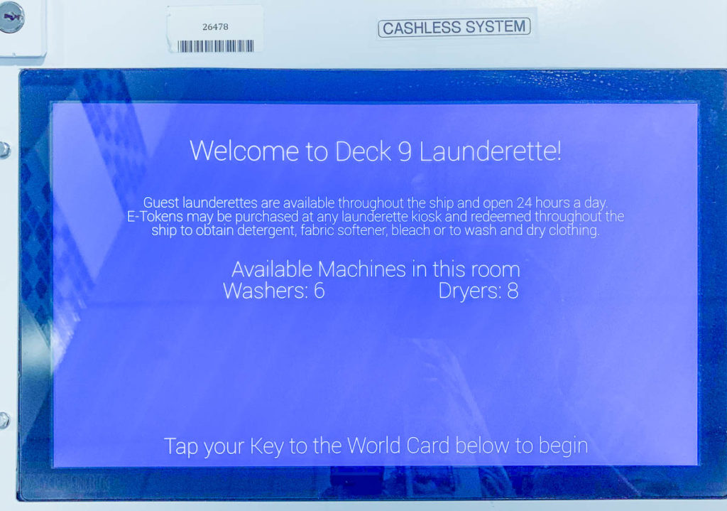 Disney Dream Launderette Deck 9