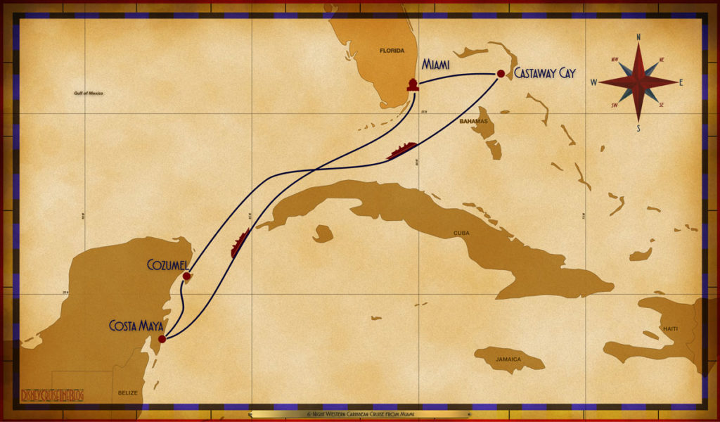 Map Magic 6 Night Western Caribbean MIA GOC SEA CZM CTM SEA