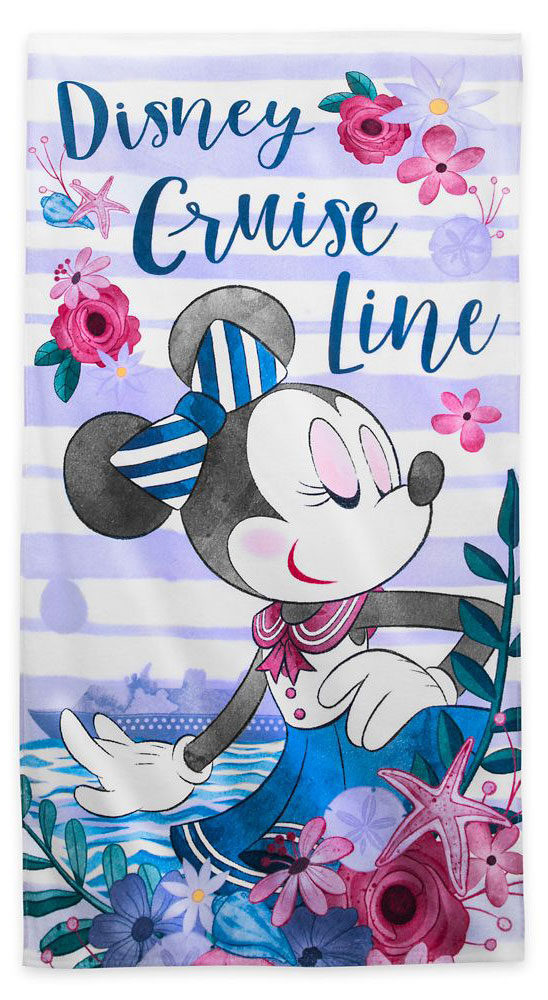 ShopDisney Minnie Mouse Disney Cruise Line Beach Towel