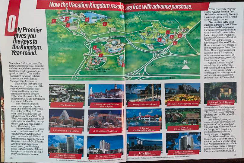 Premier Cruise Line Booklet 1990 Pg 24 25