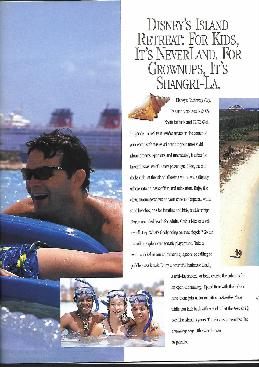 The Vault: Disney Cruise Line's 1999 - 2000 Vacations Booklet ...