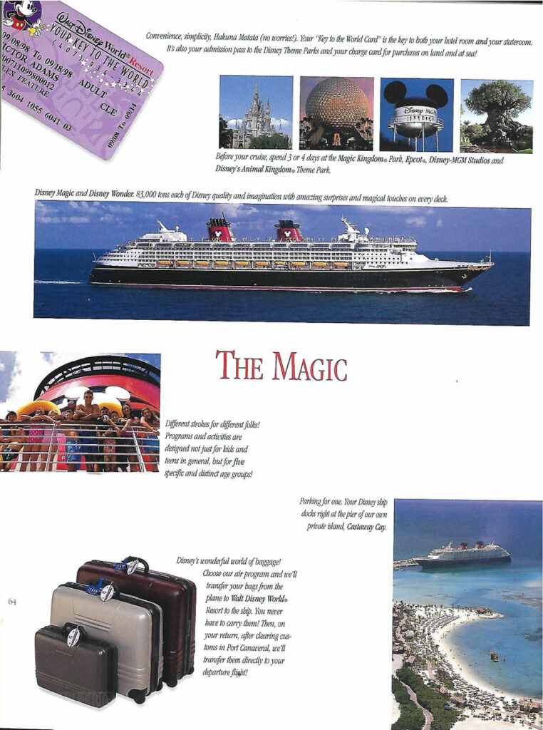 DCL 1999 2000 Vacations Brochure 64