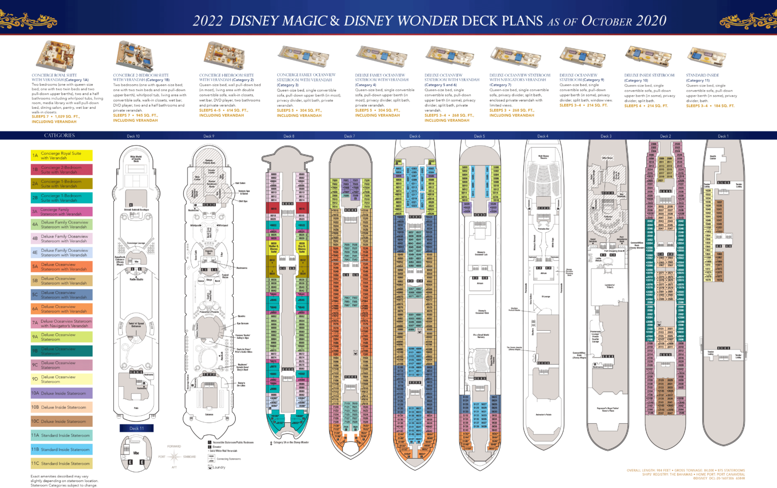 disney cruise ship deck plans