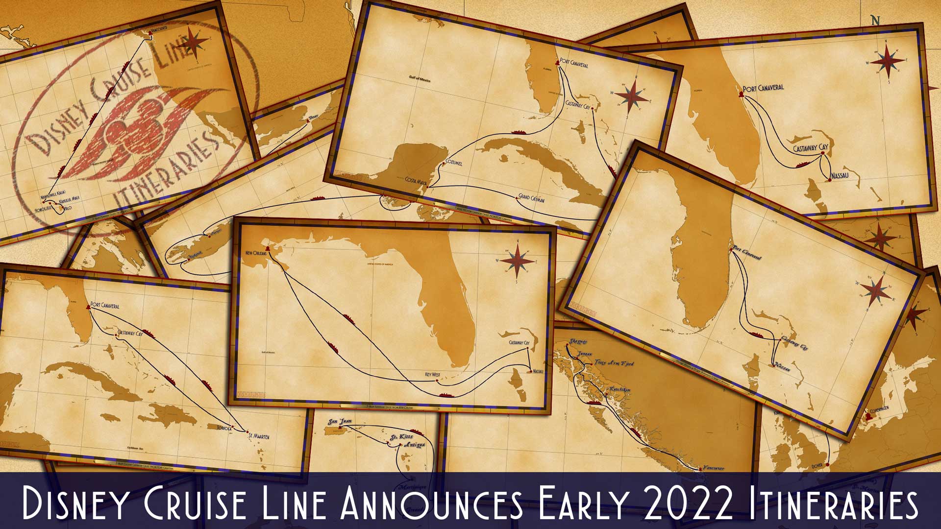DCL Itinerary Release Early 2022