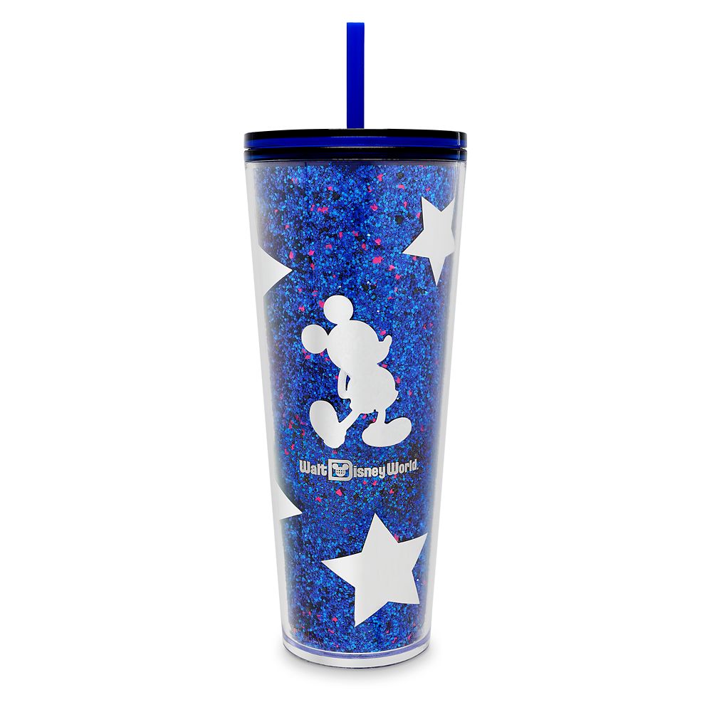 Mickey Mouse Tumbler With Straw By Starbucks – Walt Disney World – Wishes Come True Blue 1