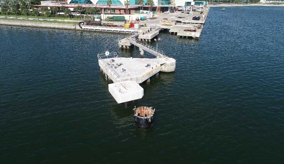 Port Canaveral CT8 Waterside Mooring Dolphin 1