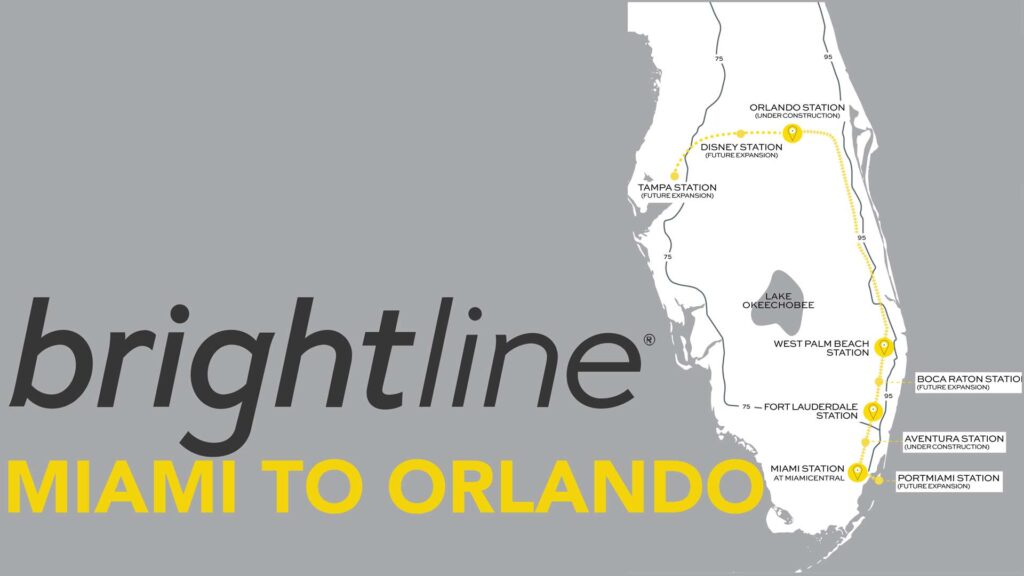Brightline Miami To Orlando Route Disney Springs Expansion