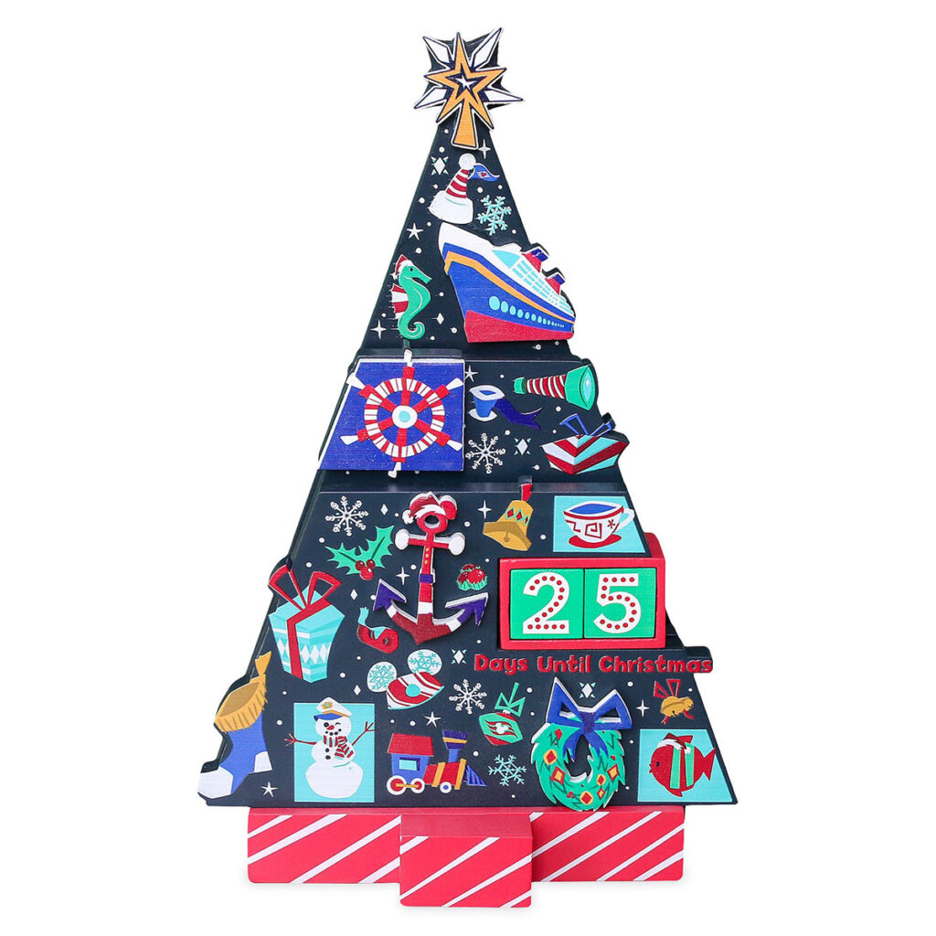 DCL Countdown Christmas Wooden Holiday Tree 2