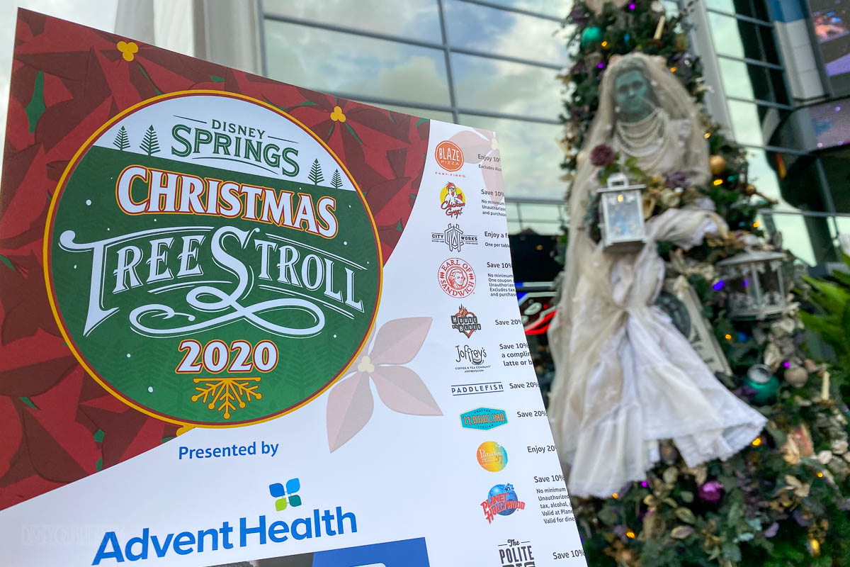 Disney Springs Christmas Tree Stoll 2020