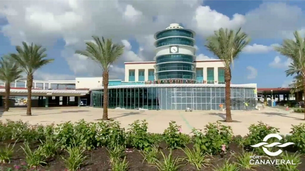 Port Canaveral CT8 Renovation Update 20201112 Arrival Plaza