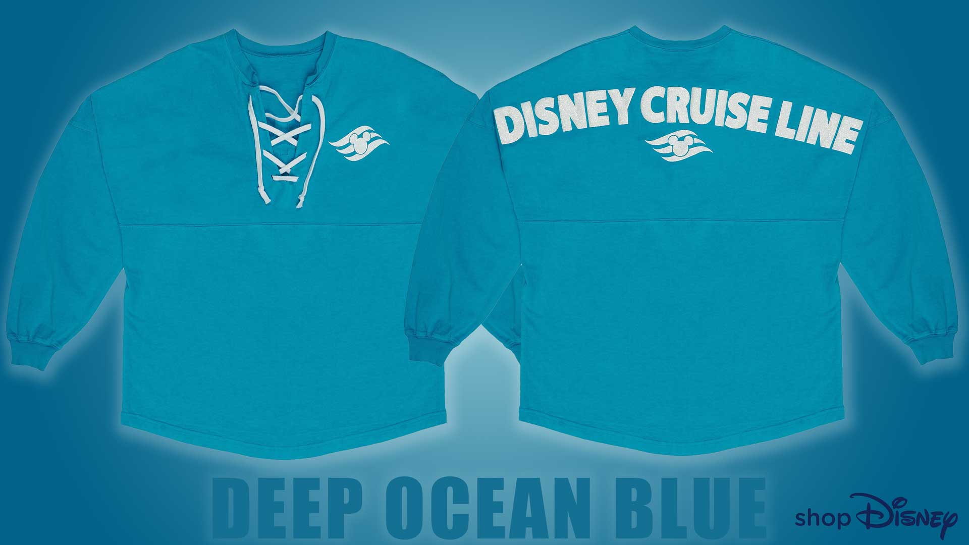 ShopDisney DCL Deep Ocean Blue Spirit Jersey