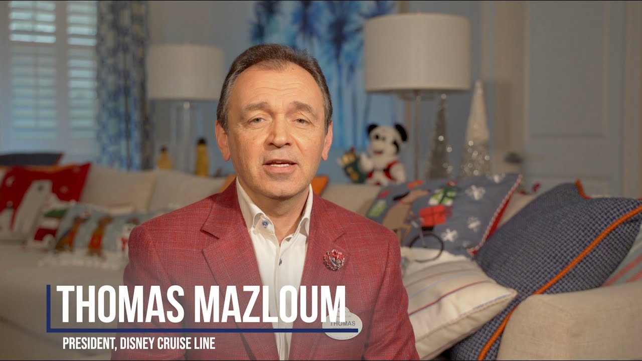 Thomas Mazloum President Of Disney Cruise Line
