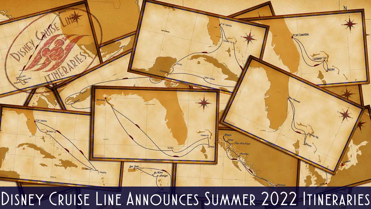 DCL Itinerary Release Summer 2022