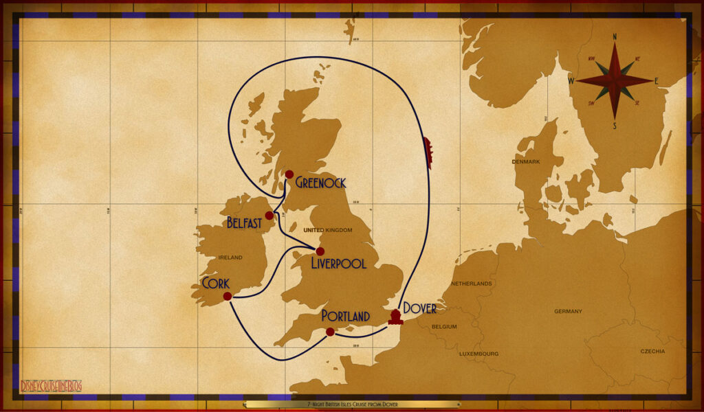 Map Magic 7 Night British Isles DVR PTL ORK LVP BFS GRK SEA