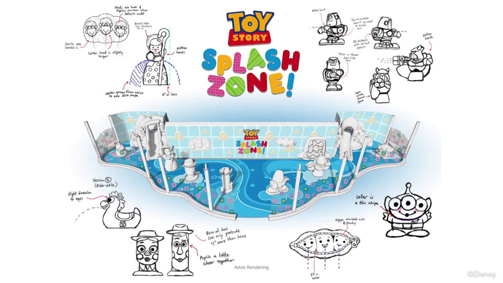 Disney Wish Upper Deck Toy Story Splash Zone