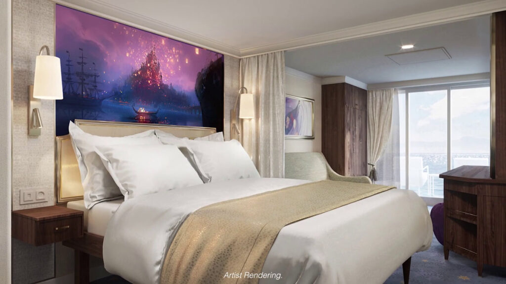DCL Disney Wish Staterooms Concierge Tangled
