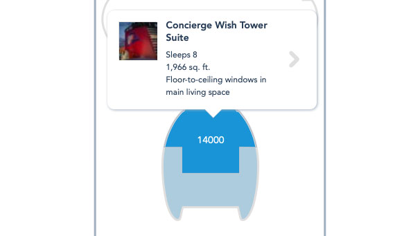 Disney Wish Concierge Wish Tower Suite 14000
