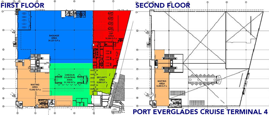 Port Everglades Cruise Terminal 4 Layout
