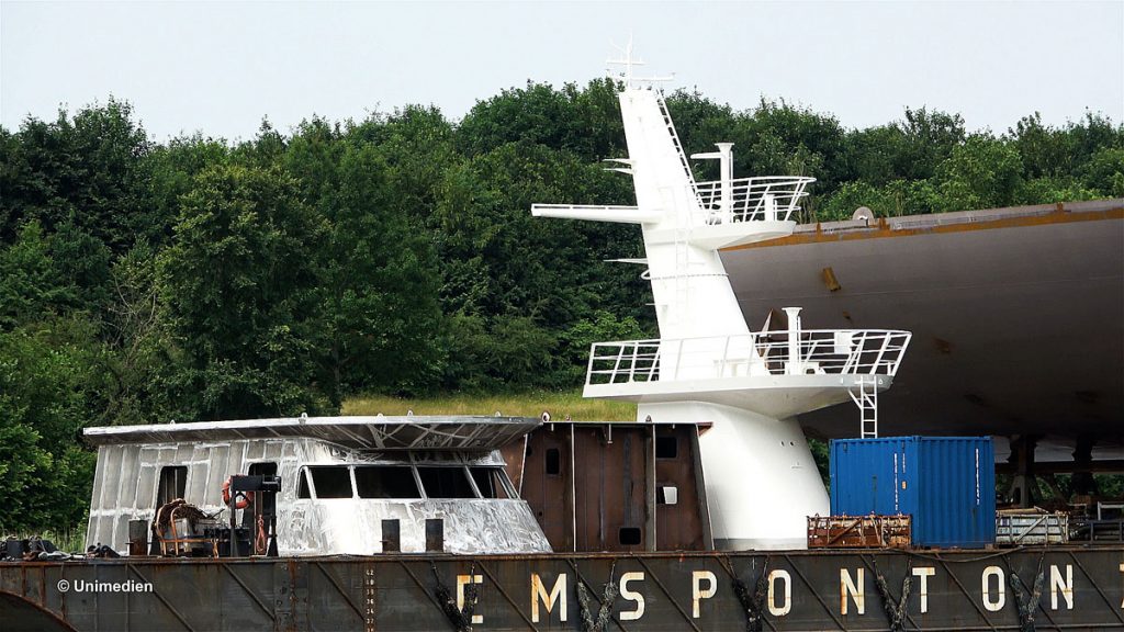 Disney Wish Kiel Canal Radar Mast Unimedien 6
