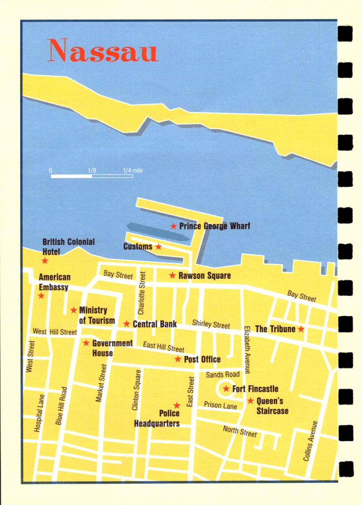 DCL Travel Log 11 Nassau Map