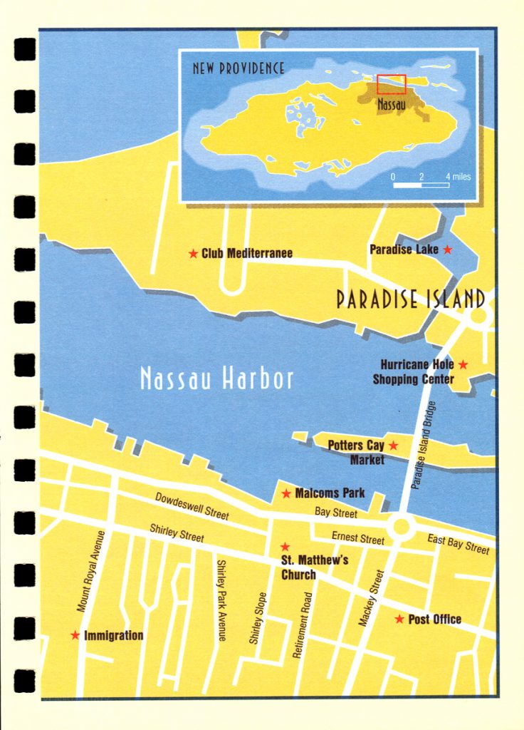 DCL Travel Log 12 Nassau Map
