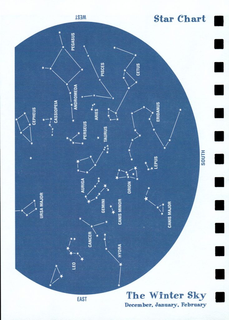 DCL Travel Log 81 Star Chart Winter Sky