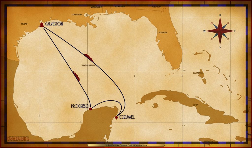 Map Magic 5 Night Western Caribbean GLS SEA CZM PGO SEA