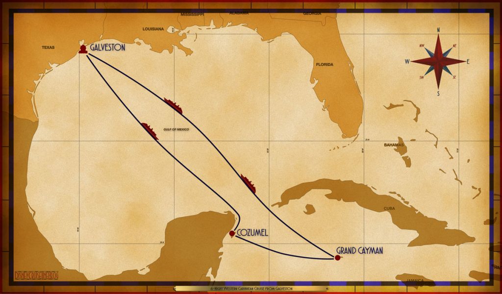 Map Magic 6 Night Western Caribbean GLS SEA CZM GEC SEA SEA