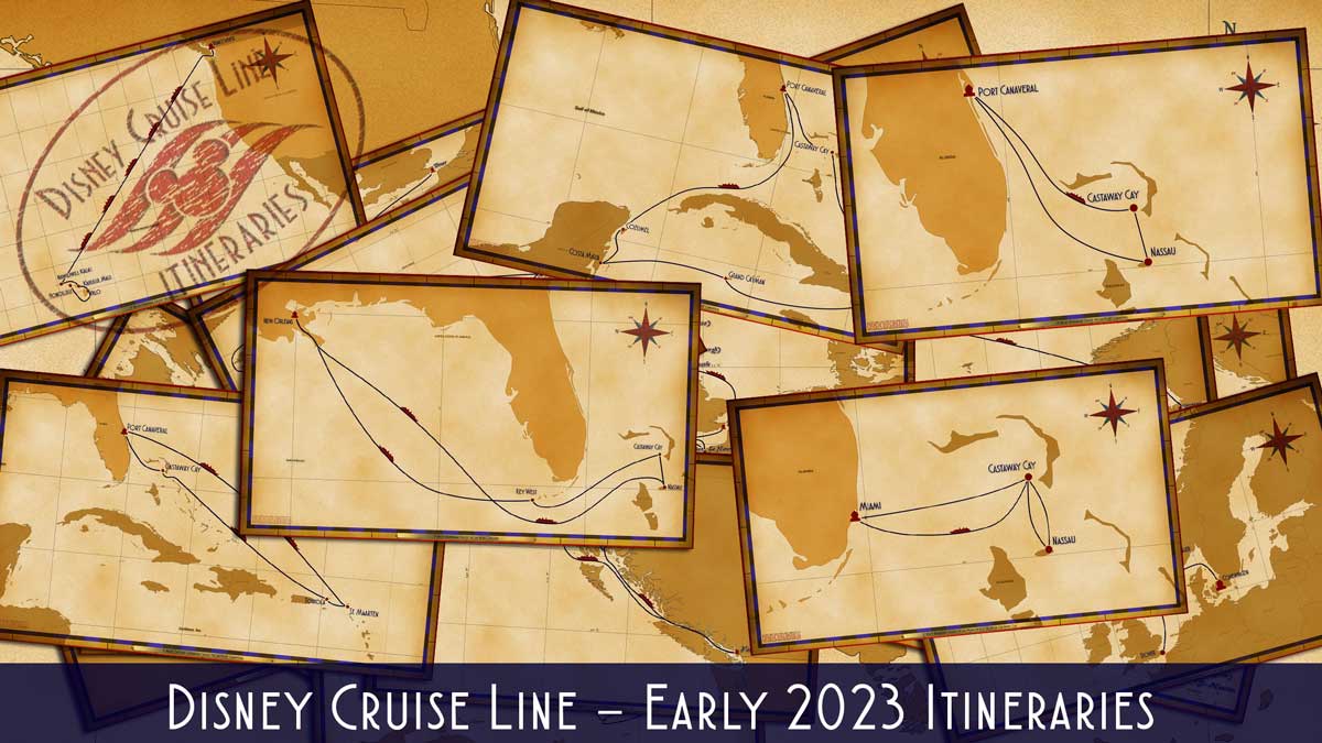DCL Itinerary Release Early 2023