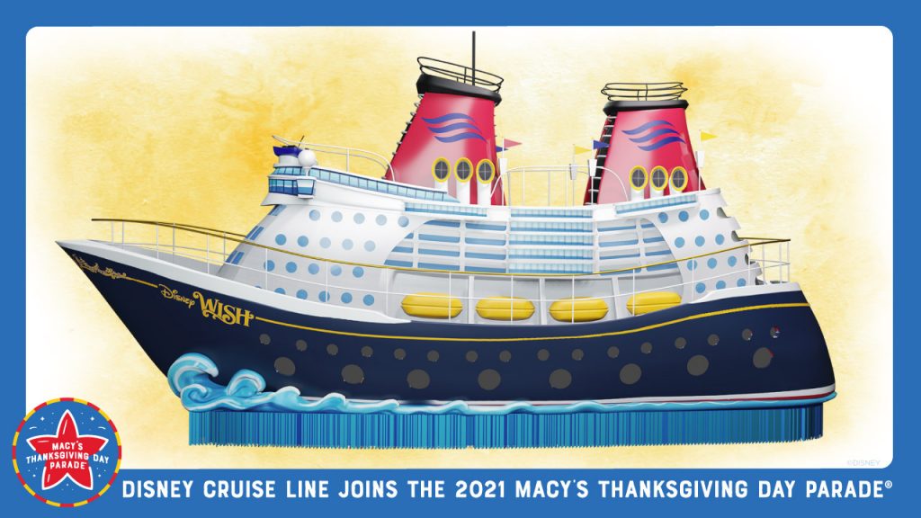 Disney Wish 2021 Macys Thanksgiving Day Parade Float Rendering