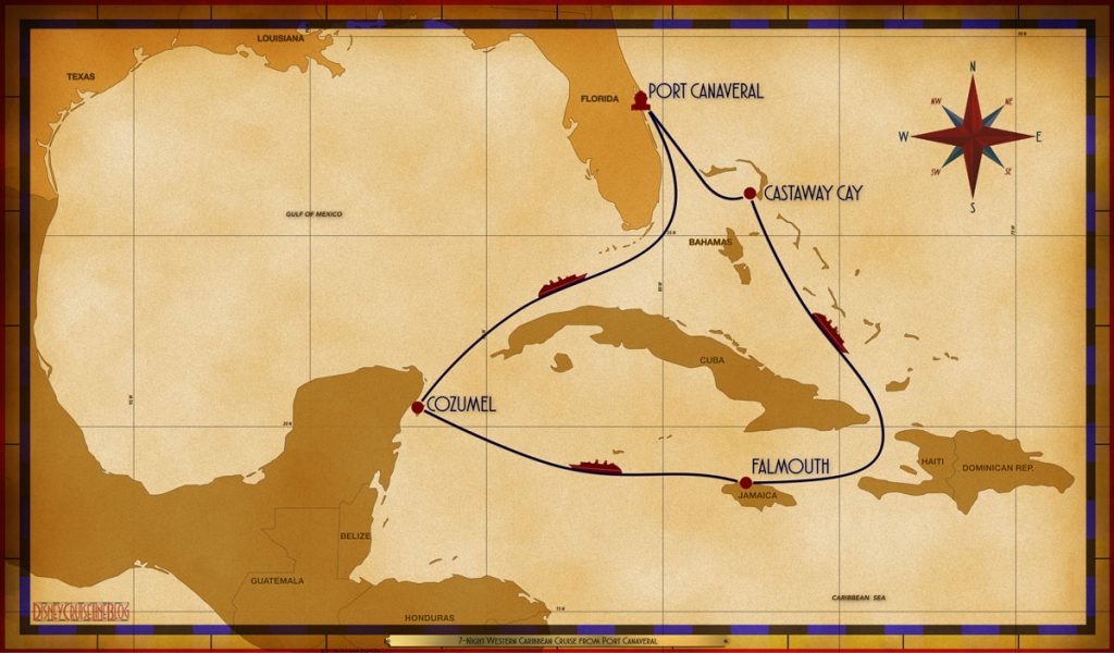 Map Fantasy 7 Night Western Caribbean PCV GOC SEA FMH SEA CZM SEA