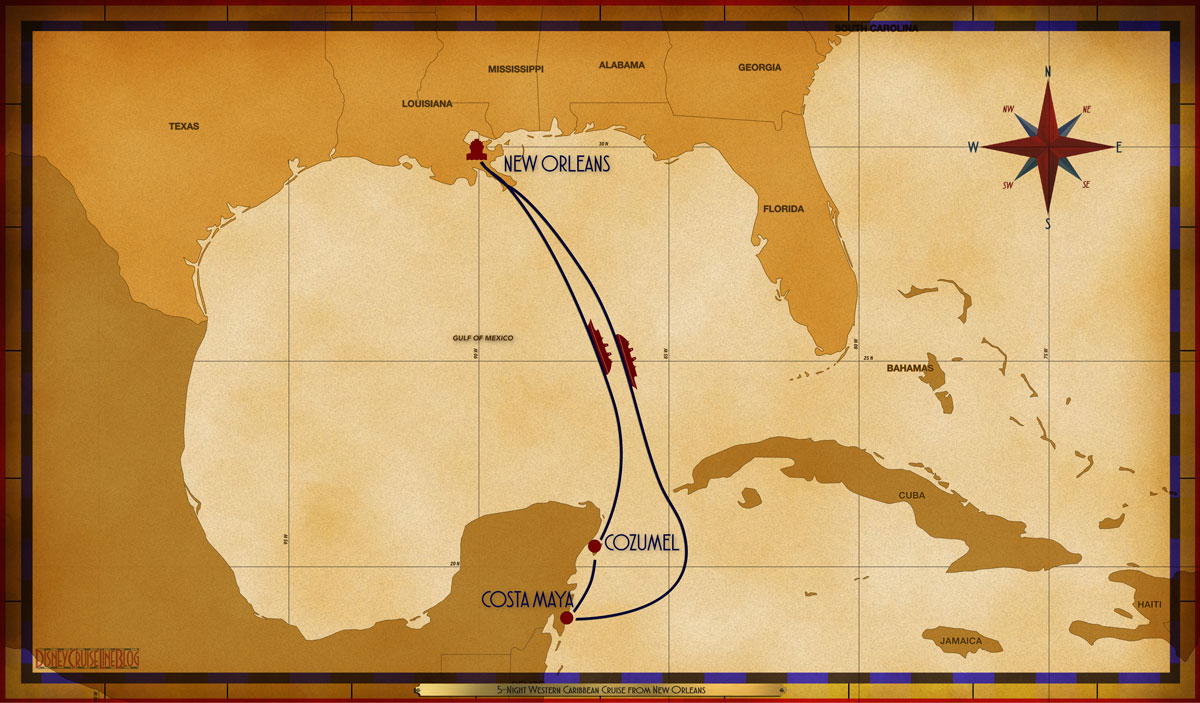 disney cruise itinerary summer 2023